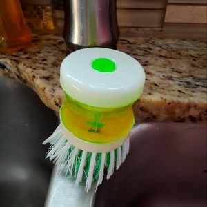 Dish washing Brush with soap dispenser